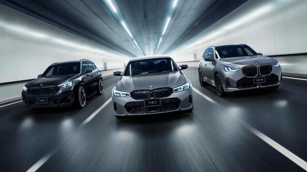 究極のマット塗装を採用したBMWの特別仕様車「FROZEN EDITION」の外観